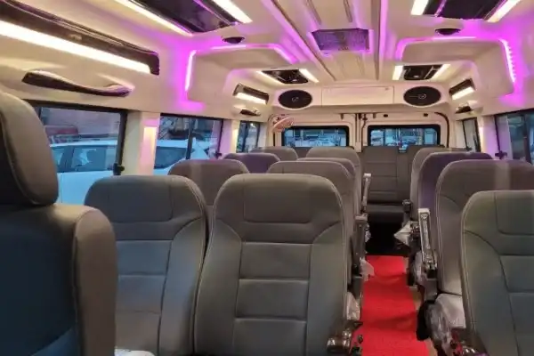 17 seater Tempo Traveller on rent in Mysore